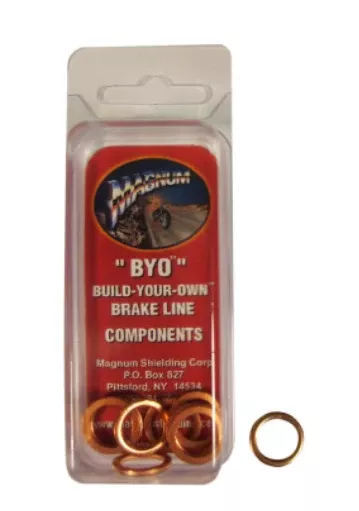 Magnum Shielding BYO Copper Crush Washer 10mm – 10 Pack