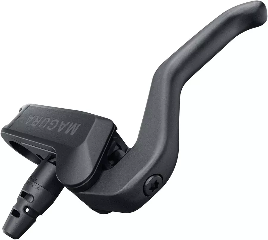 Magura MT A2 Master Cylinder Lever Assembly - Left 3-Finger Carbotecture Blade BLK