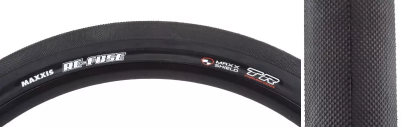 Maxxis Re-Fuse Tire - 27.5 x 2.0 Tubeless Folding Black Dual MaxxShield
