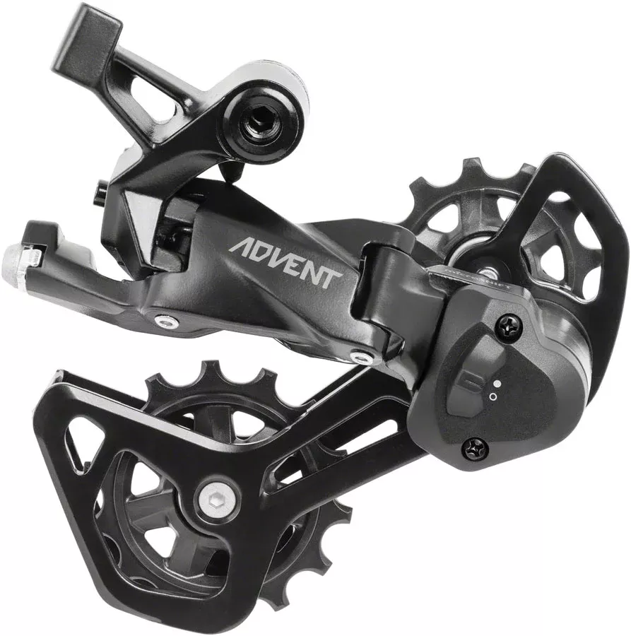 microSHIFT ADVENT RD-M6195M-B Rear Derailleur - 9 Speed Medium Cage BLK With Clutch