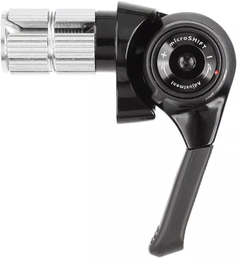 microSHIFT BS-G10-R Right Bar End Shifter - 10-Speed Compatible Sword Advent X 10-Speed Derailleurs BLK