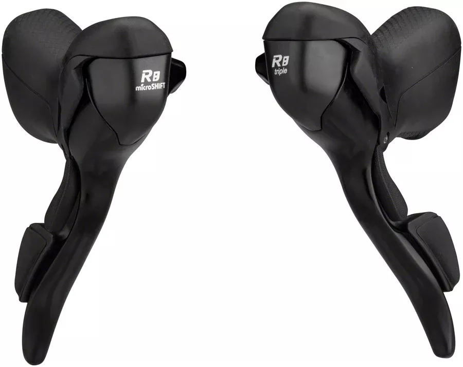 microSHIFT R8 Drop Bar Shift Lever Set 2 x 8-Speed Shimano Compatible
