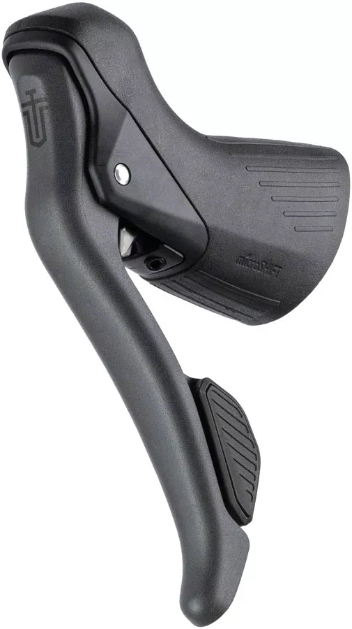 microSHIFT Sword Left Drop Bar Brake Lever Intergrated Dropper Remote - Gray