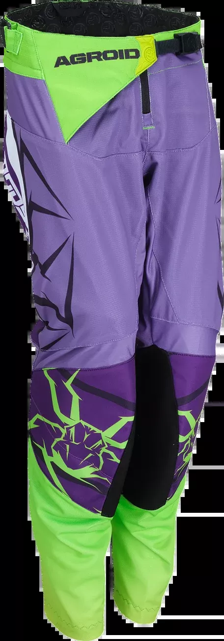 MOOSE OFFROAD Youth Agroid Mesh Pants - Purple/White, Part #2903-2506