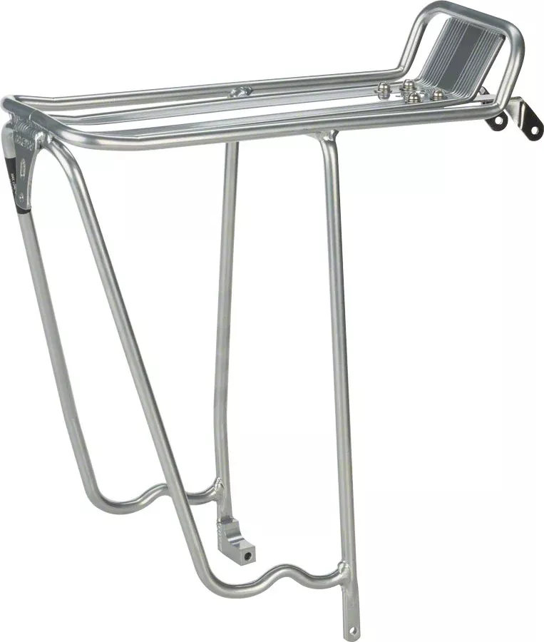 MSW RCR-100D Pork Chop Light-Duty Rear Rack 700c Silver