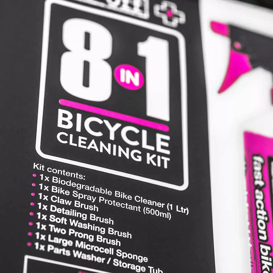 Muc-Off 8-in-1 Cleaning Kit: Tub with 8 Pieces
