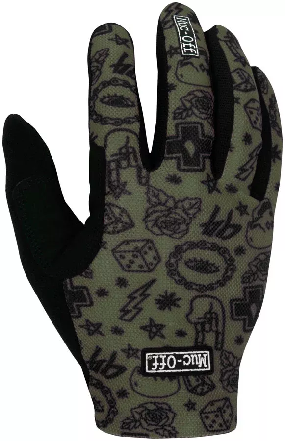 Muc-Off Summer Lightweight Mesh Rider Gloves - Green Large