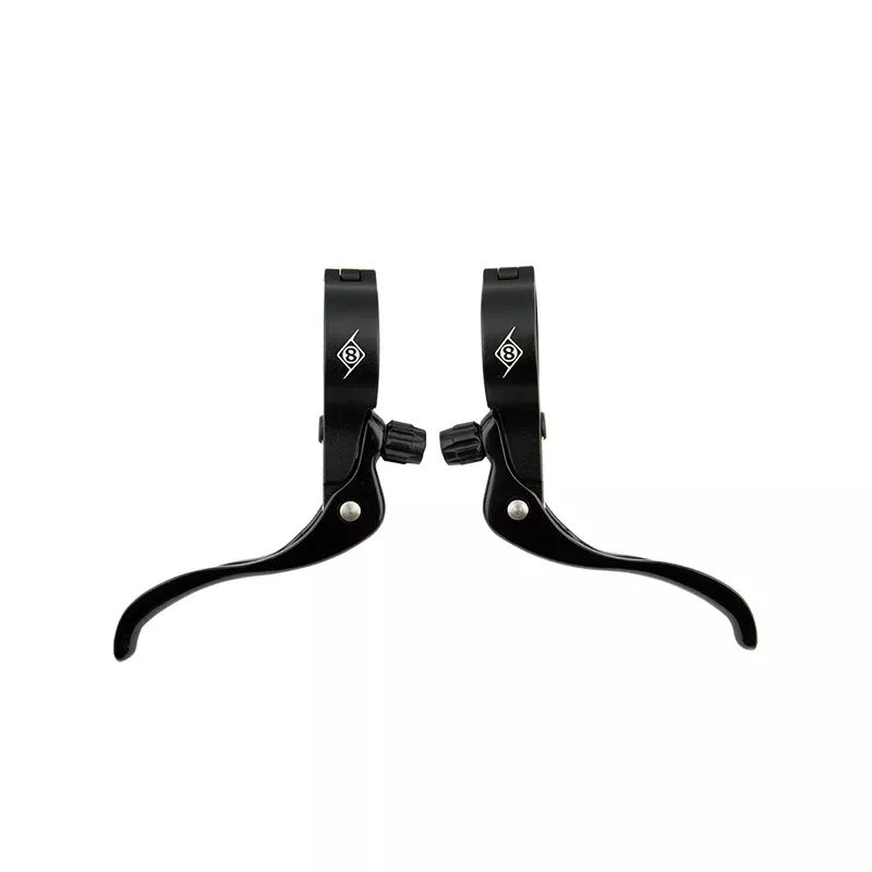 Origin8 Cross Top Mount Levers Black Pair 2 Finger Short Pull 31.8