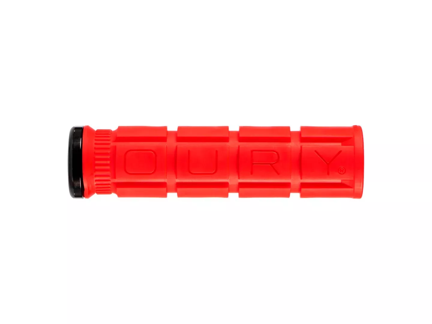 Oury Single-Sided V2 Lock-On Grips - Candy Red
