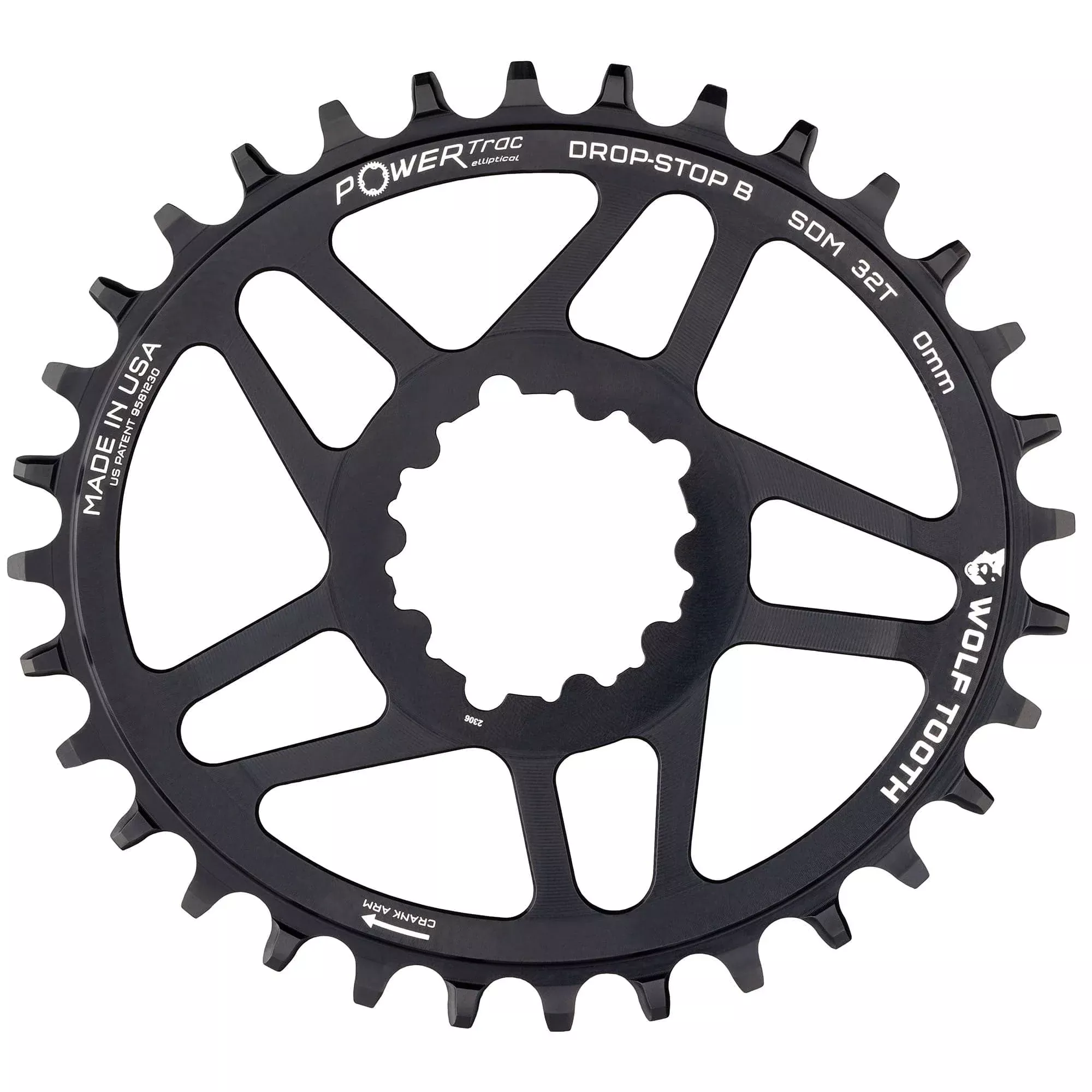 Oval Direct Mount Chainrings for SRAM 3-Bolt Mountain Cranks