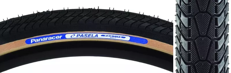 Panaracer Pasela Protite Tire 27''x1-1/4 Folding Clincher ProTite 66TPI Black