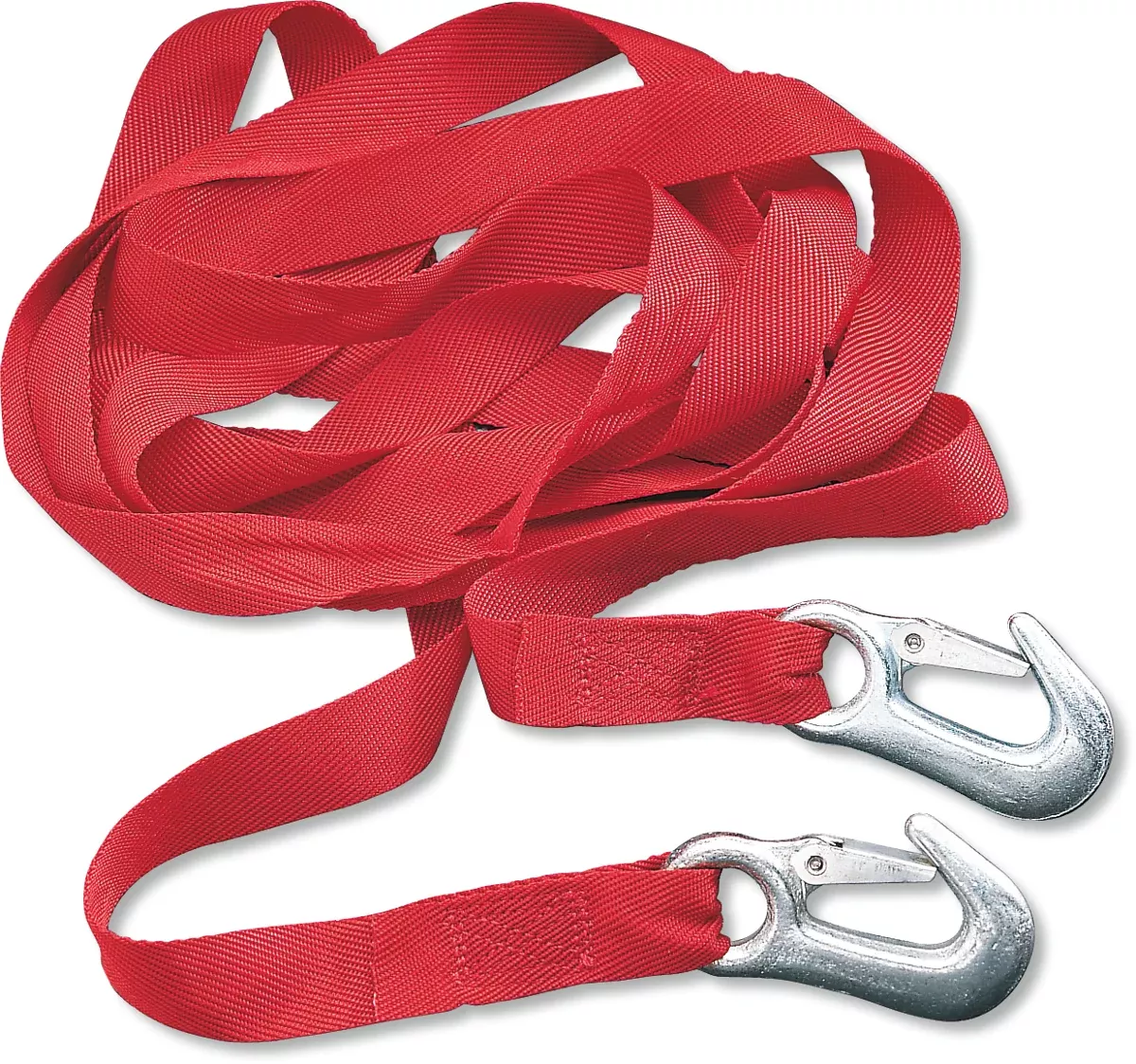 PARTS UNLIMITED, PARTS UNLIMITED 12' Heavy-Duty Tow Rope with Spring-Clip Hooks, Part Number 6920-3223