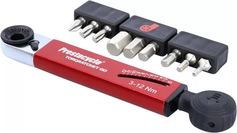Prestacycle TorqRatchet GO Portable Torque Multi-tool Ratchet-3-12Nm