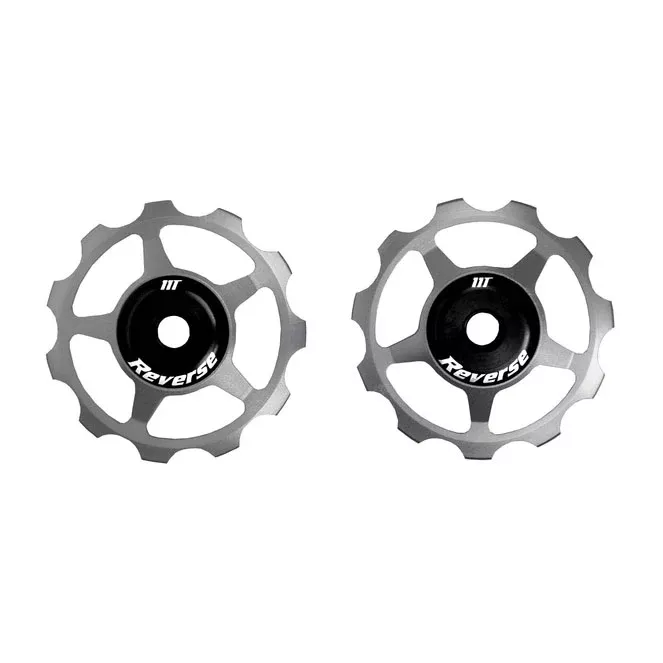 Reverse Aluminum Pulley Set For Colab Chain Tensioner Silver