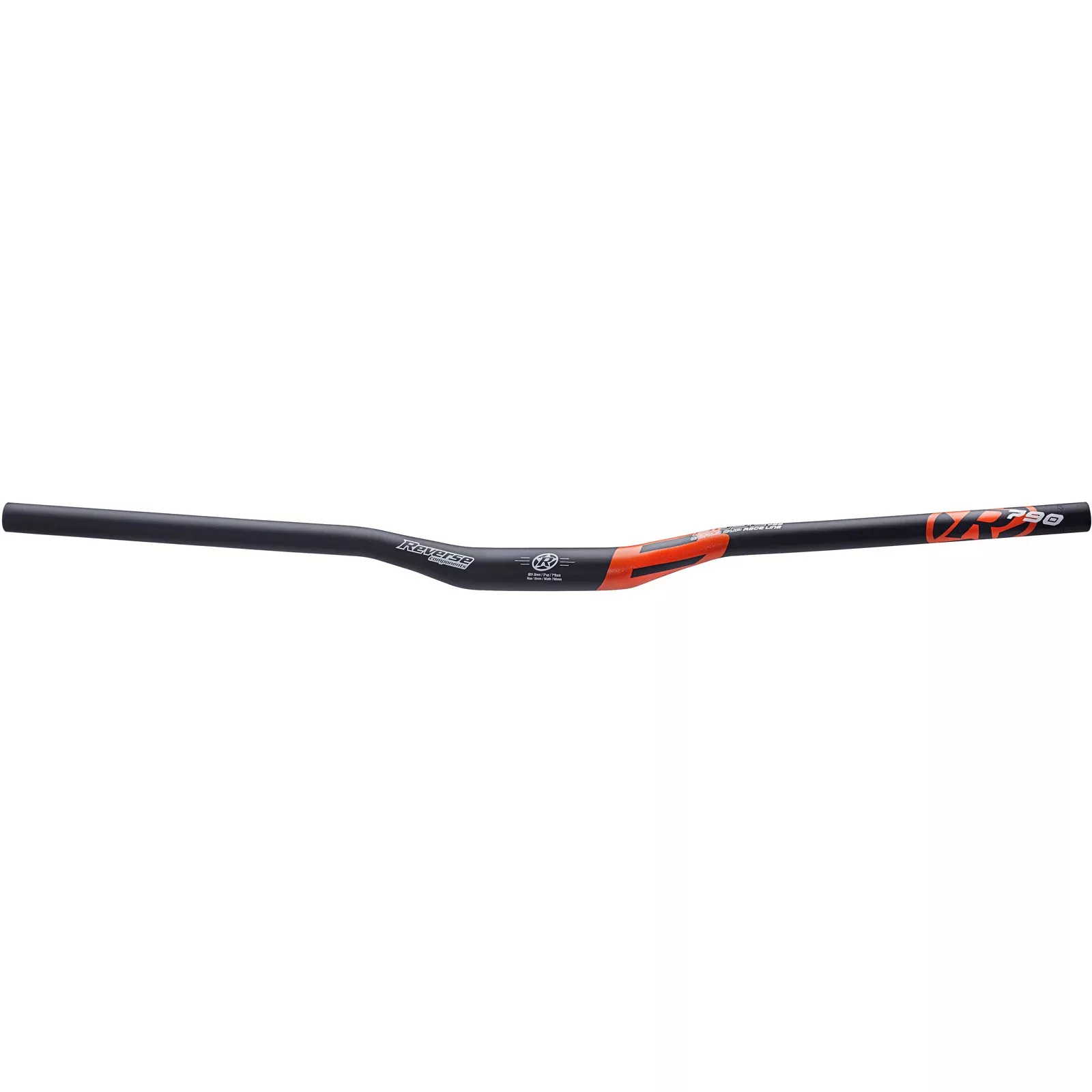 Reverse Base Riser Bar (31.8) 18mm/790mm Black/Fox Orng