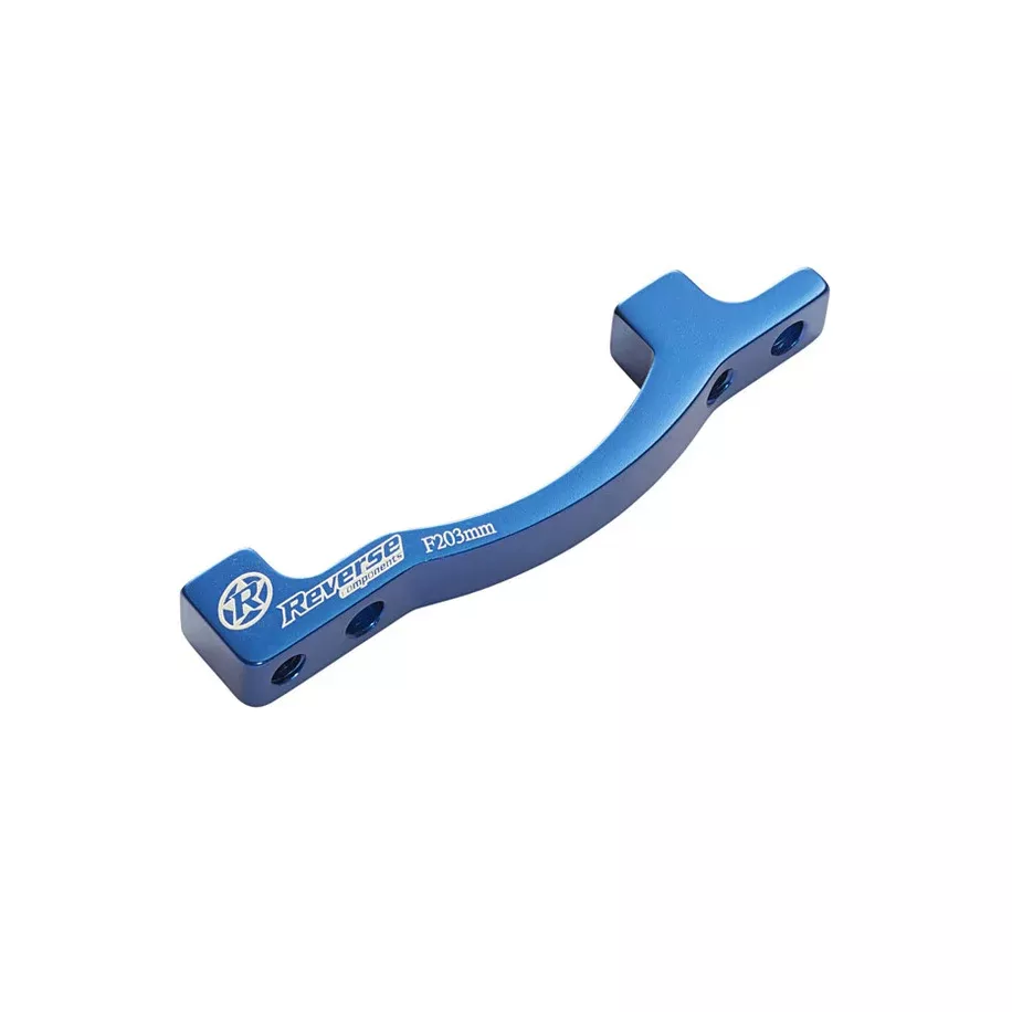 Reverse Disc Brake Adapter PM-PM 200 Front Blue