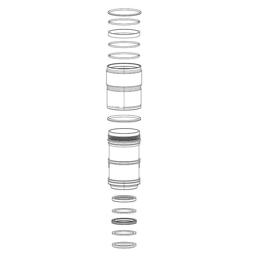 RockShox DebonAir Air Can Upgrade Kit 216mm x 63mmB1 Later Monarch 2014+/RT32013+