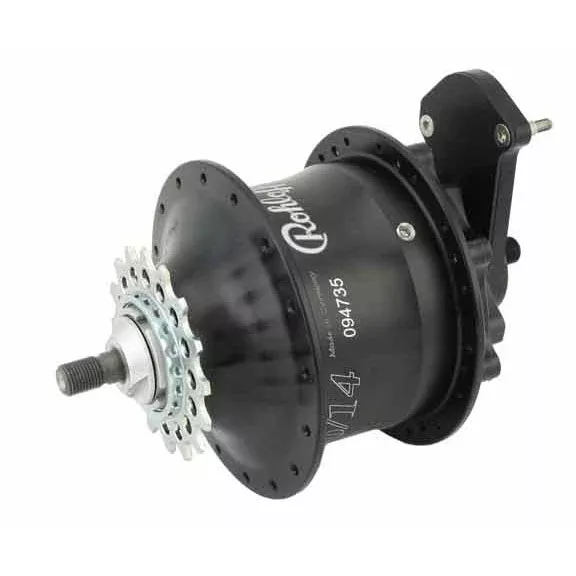 Rohloff Disc Speedhub: 14 Speed16 Tooth Cog Bolt-On 32 Hole Black