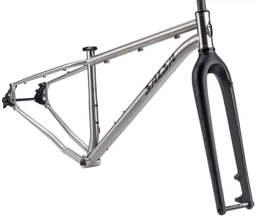 Salsa Fargo 32 Ti Frameset - 32" Titanium Brushed Titanium Large