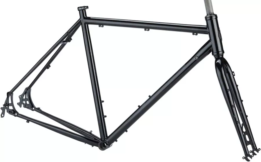 Salsa Marrakesh Frameset - 700c, Steel, Black