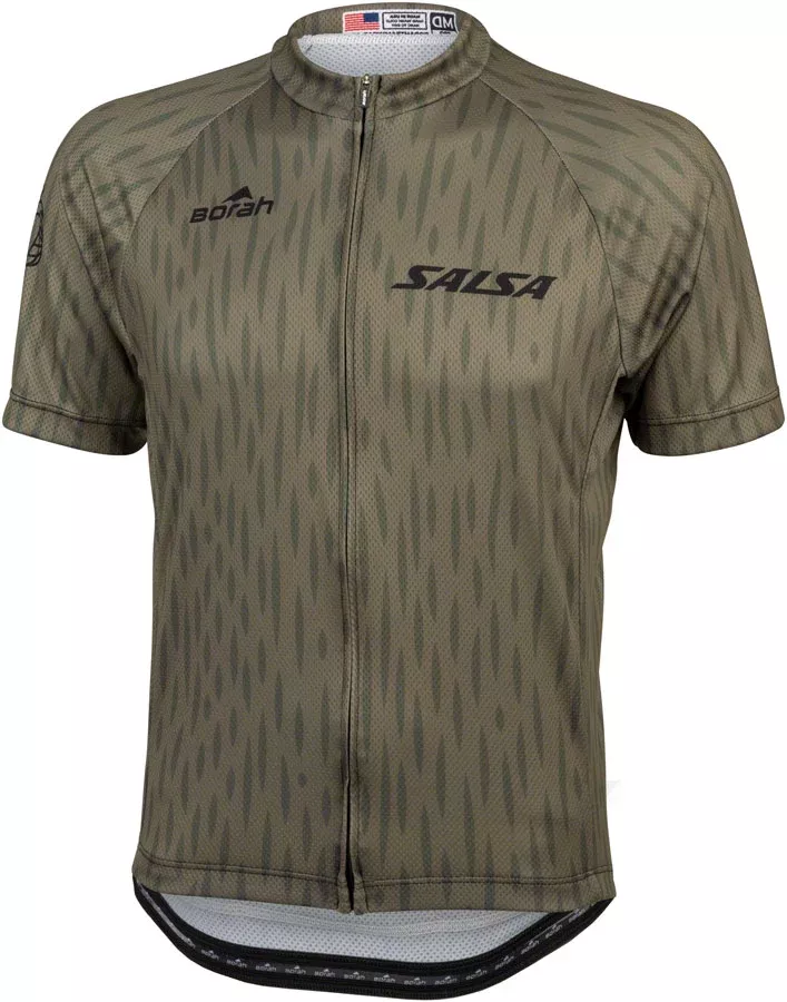 Salsa Men's Hinterland Jersey - Olive Green