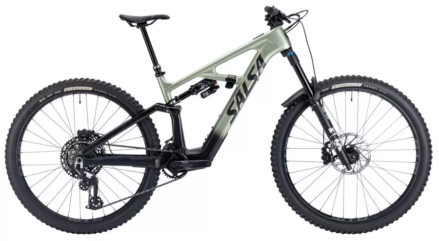 Salsa Moraine C Eagle 90 Transmission Ebike - 29" Carbon Coffee BLK / SageX-Large