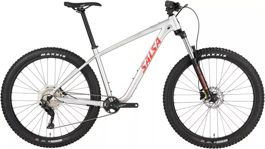 Salsa Rangefinder Deore 10 27.5+ Bike - Aluminum, Silver