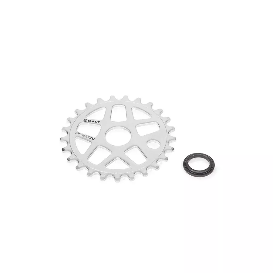 Salt Gateway Chainring Teeth: 25 6061-T6 Aluminum Silver
