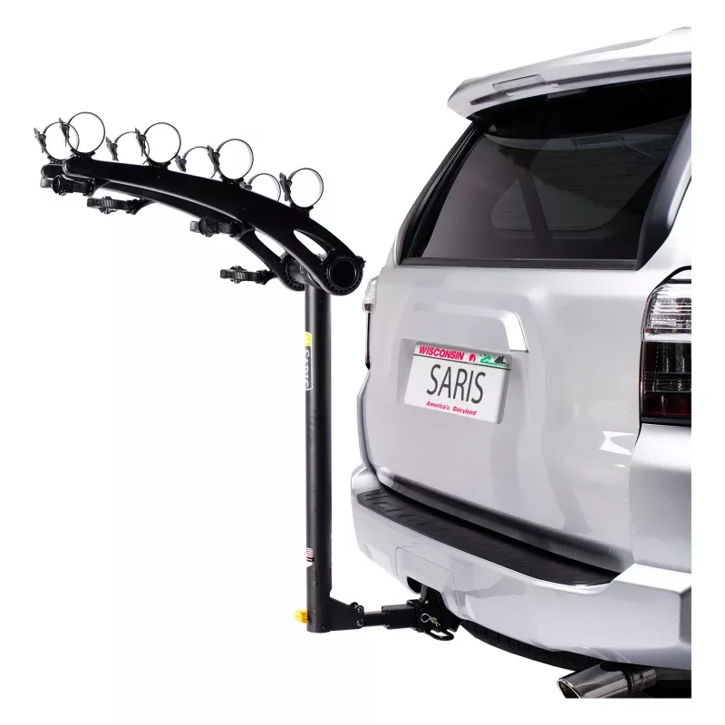 Saris Bones Hitch 4 Bike 1-1/4 or 2` Black 140lbs