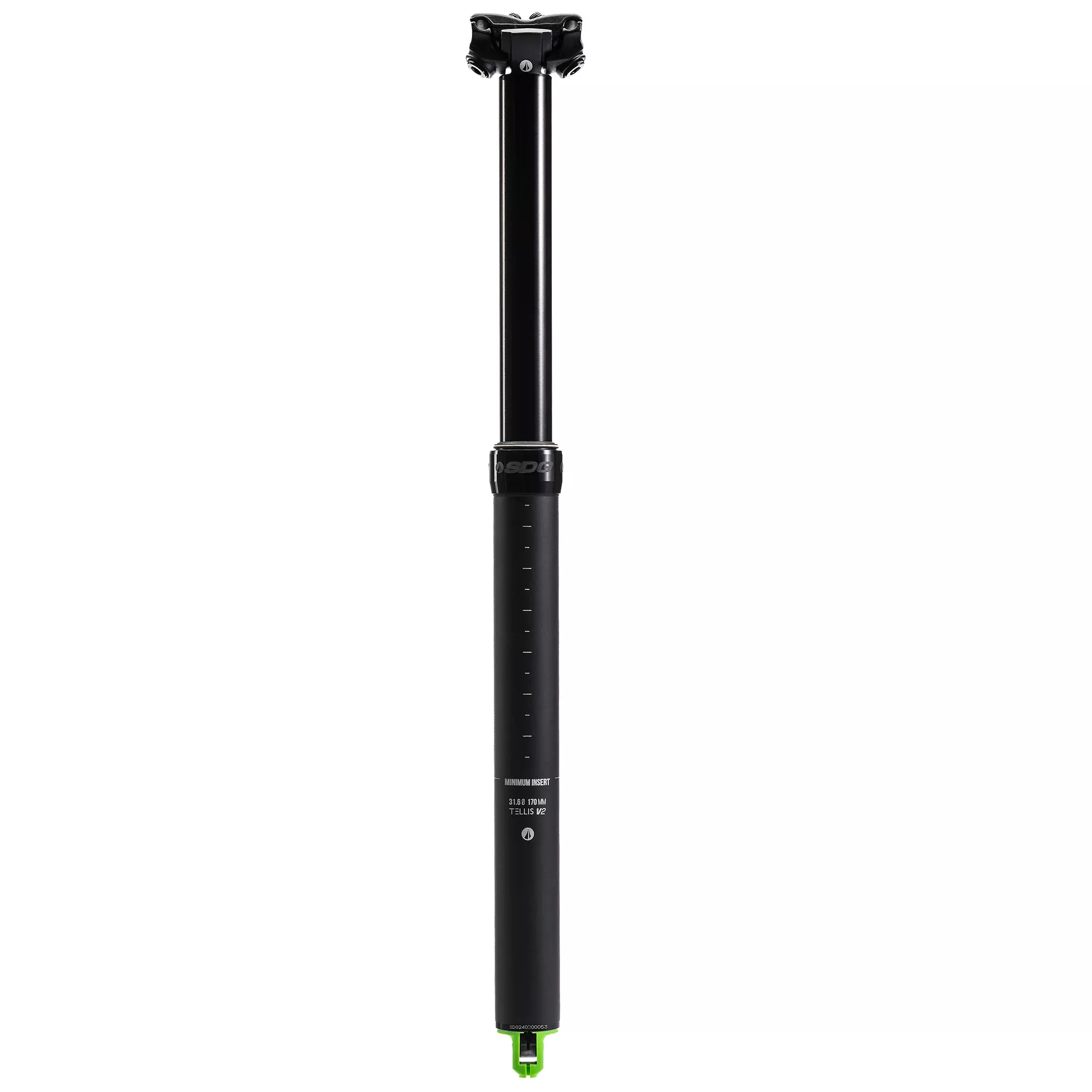 SDG Tellis V2 Dropper Seatpost (75mm) 30.9mm Black