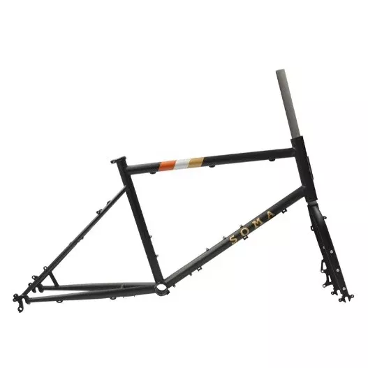 Soma Rufus Urban Cruiser Frameset42cm Matte Black