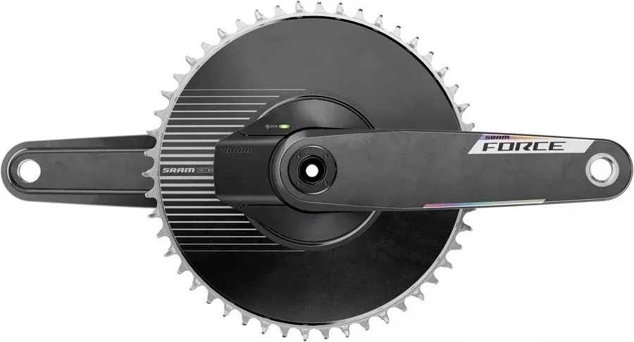 SRAM Force 1 AXS Power Meter Crankset - 172.5mm 12-Speed 50t Aero PM Chainring 8-Bolt Direct Mount DUB Spindle Carbon E1