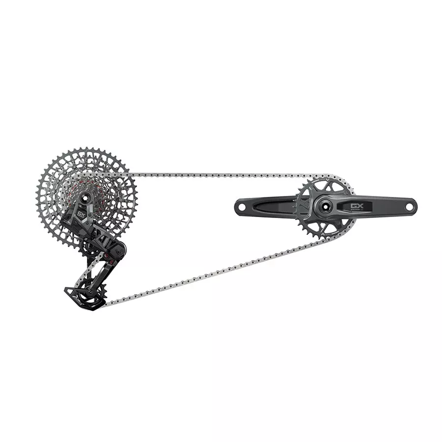SRAM GX T-Type Eagle AXS Groupset 170mm Dark Polar