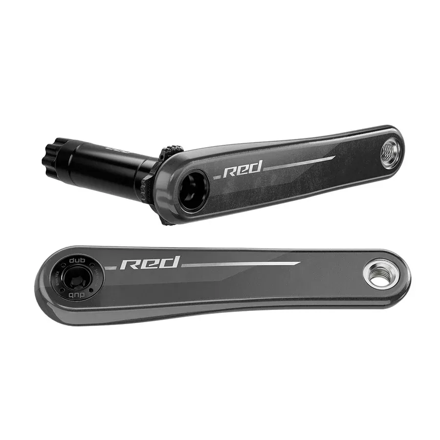 SRAM RED 1x XPLR Wide Crank Arm Assembly - 150mm 13-Speed 8-Bolt Direct Mount DUB Spindle Natural Carbon E1