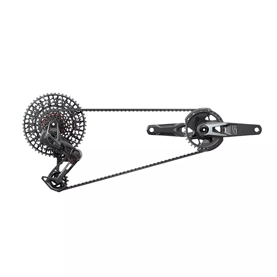SRAM X0 T-Type Eagle V2 AXS Groupset 165mm Black D2