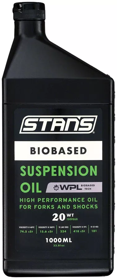 Stan's Biobased Suspension Oil - 20WT 1L