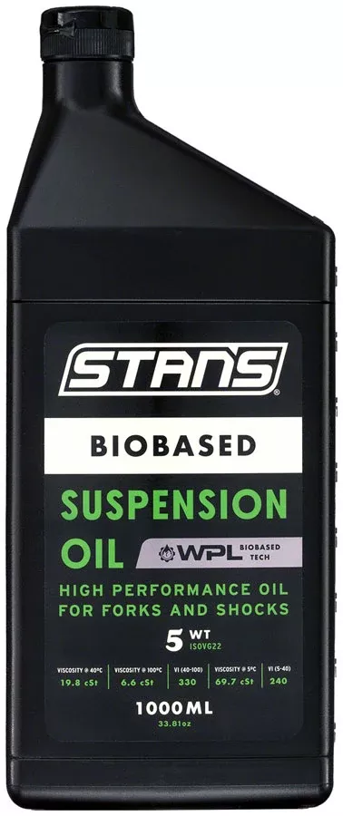 Stan's Biobased Suspension Oil - 5WT 1L