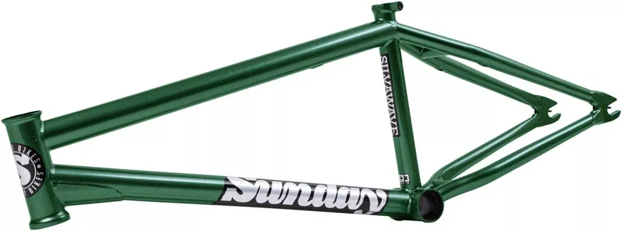Sunday Silvawave BMX Frame - 21" TTSeaWeed Green