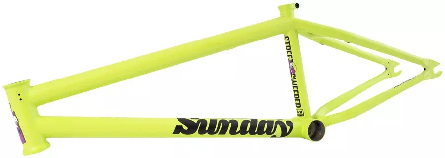 Sunday Street Sweeper BMX Frame - 20.75" TT Kiwi