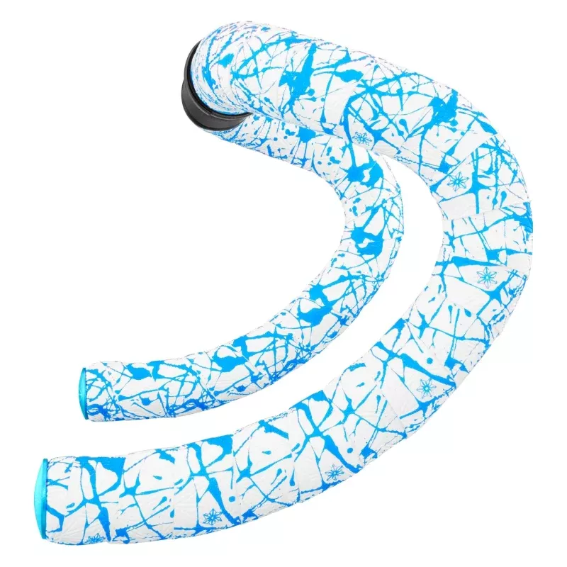 Supacaz Super Sticky Kush White/Neon Blue bar tape