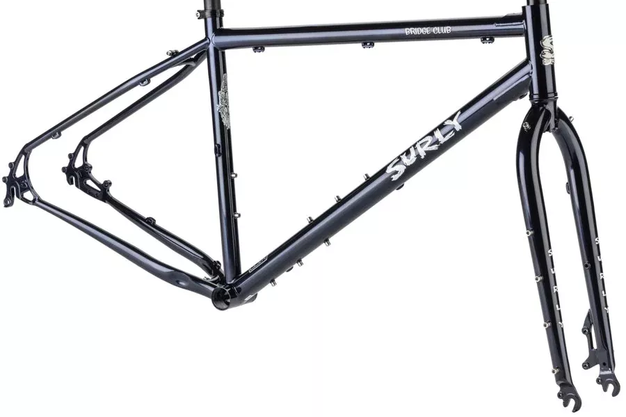 Surly Bridge Club Frameset - 27.5" Steel Squid Ink Small