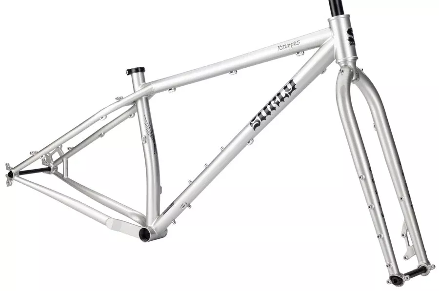 Surly Krampus Frameset - 29" Steel Salmon Skin Silver X-Large