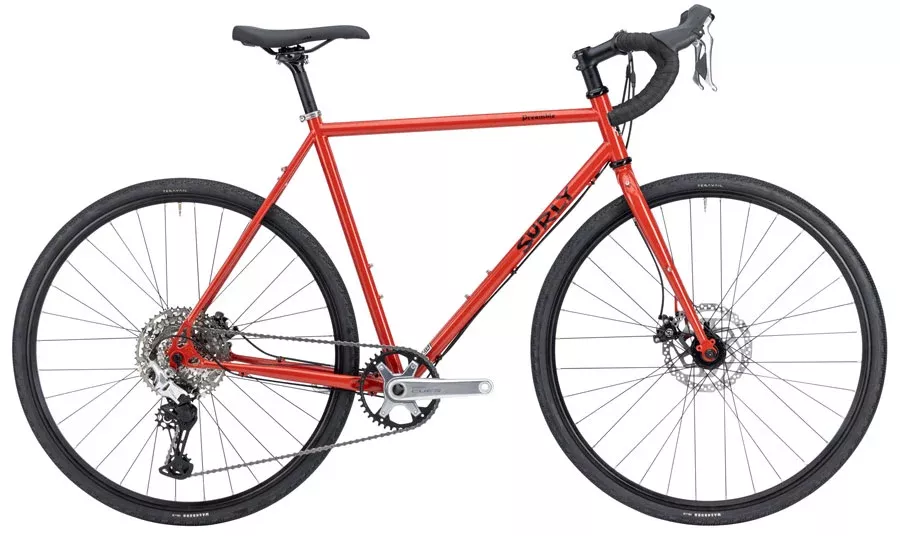 Surly Preamble Drop Bar Bike - 700c Steel Red Hot Cheddar Large
