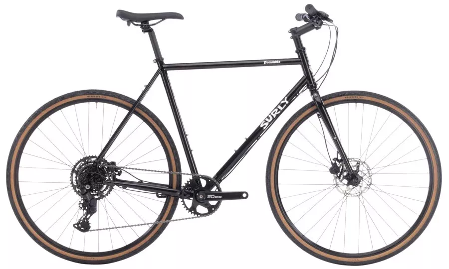 Surly Preamble Flat Bar Bike - 650b Steel Hi-Viz Black X-Small