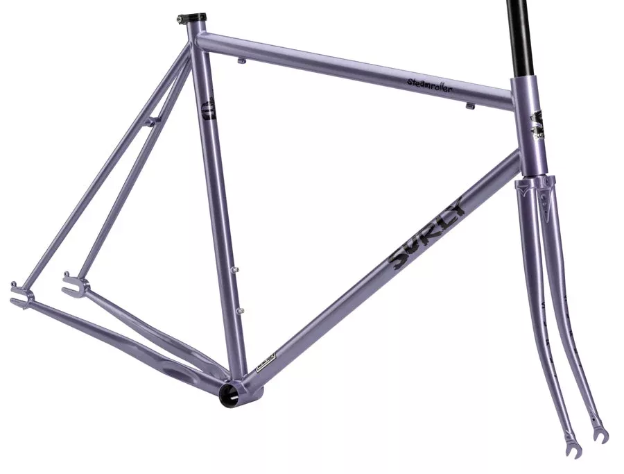 Surly Steamroller Frameset - 700c Steel Anxious Lavender 56cm