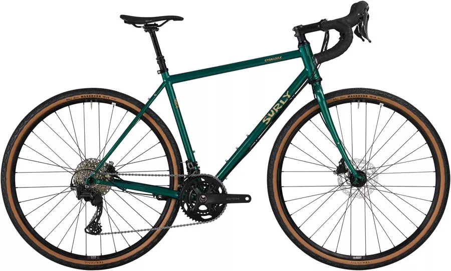 Surly Straggler Bike - 700c Steel GRX 610 2x12 Subtropic Algae 58cm
