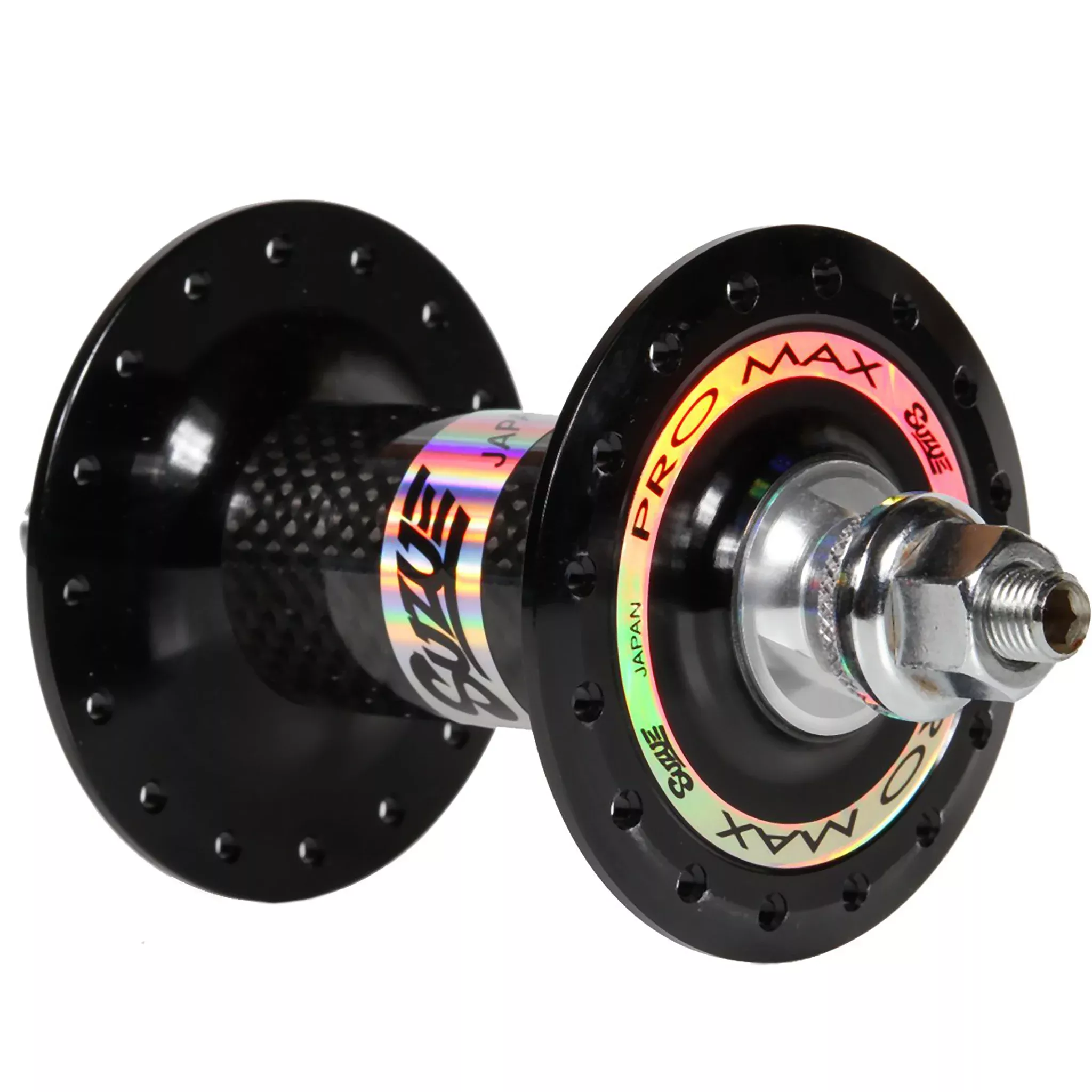 Suzue Carbon Pro Max SB Track Front Hub 100x32h Black