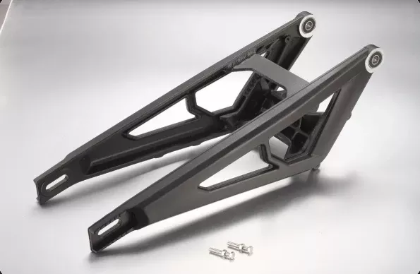 Swingarm w/ 4 bearings & 2 kit chain adjusters - ProS/SS2.0/SS3.0/SR