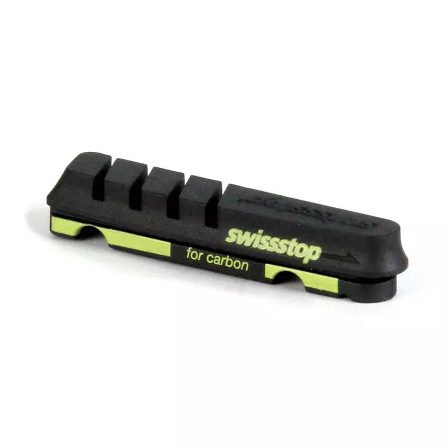 SwissStop Flash Evo Replacement pads for carbon rims Shimano Black Prince Pack of 4