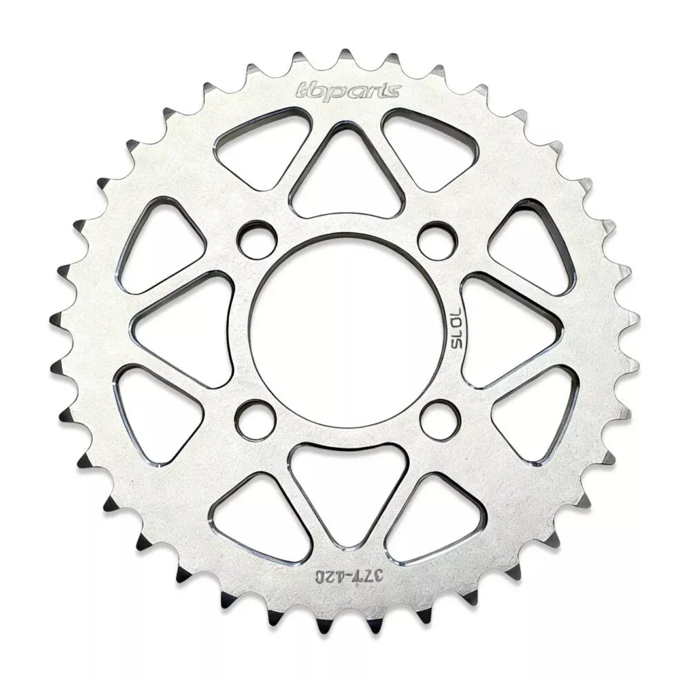 TB Rear Sprocket 37T 7075 CNC Silver – KLX110